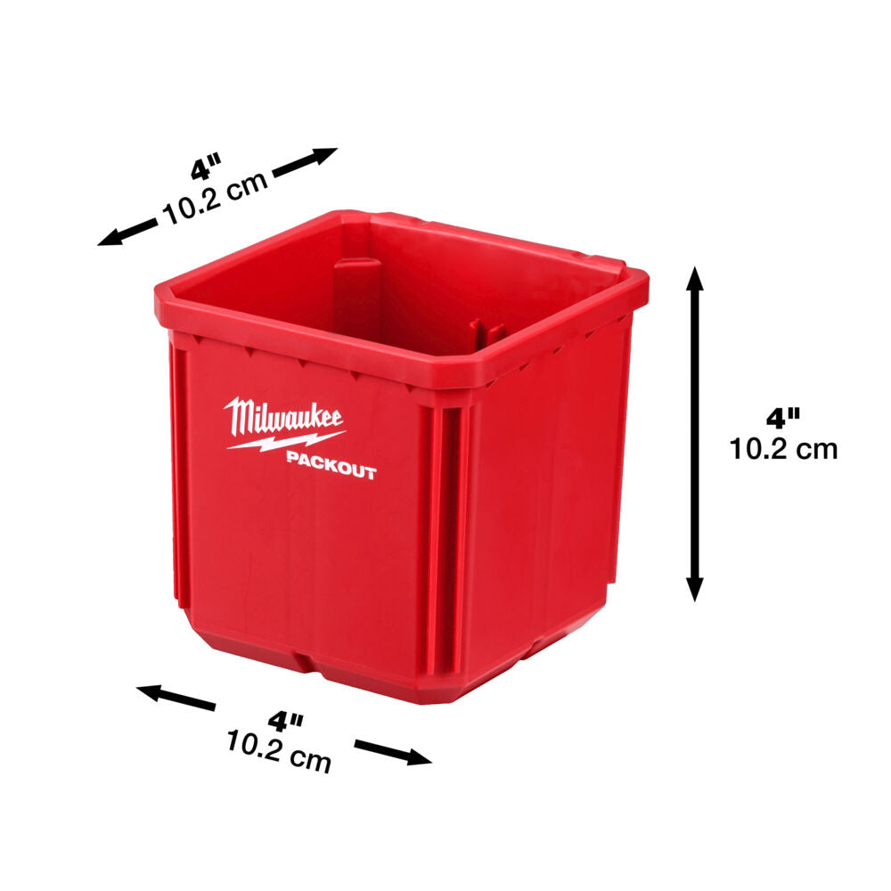Milwaukee cestino 10 x 10 cm - PACKOUT™ Nest Bin