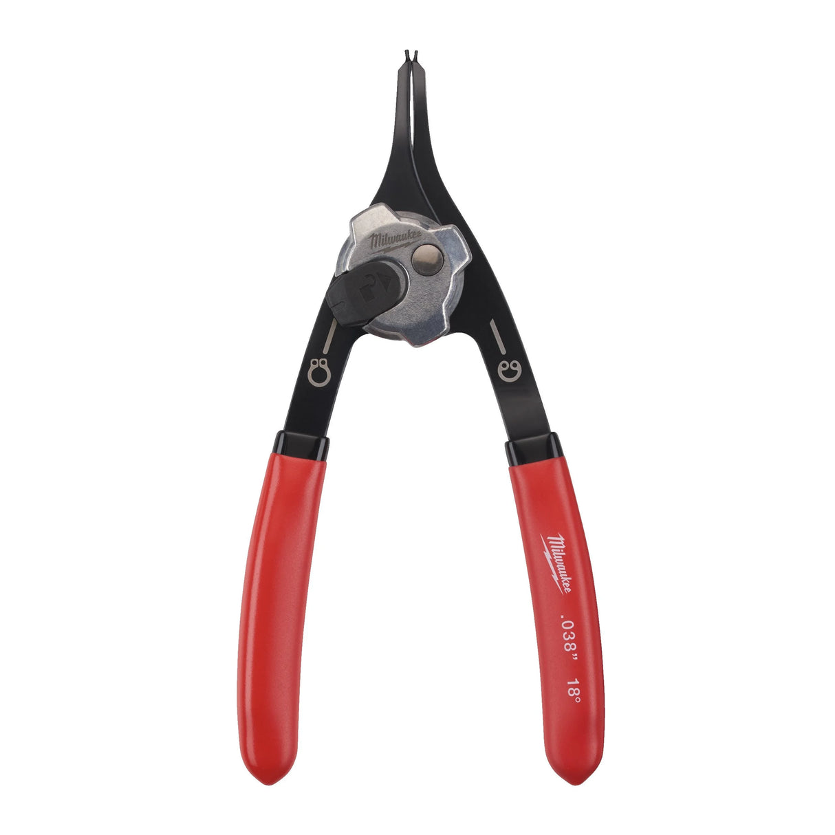 Milwaukee Pinza Reversibile per Anelli Elastici Piccoli - Dritta