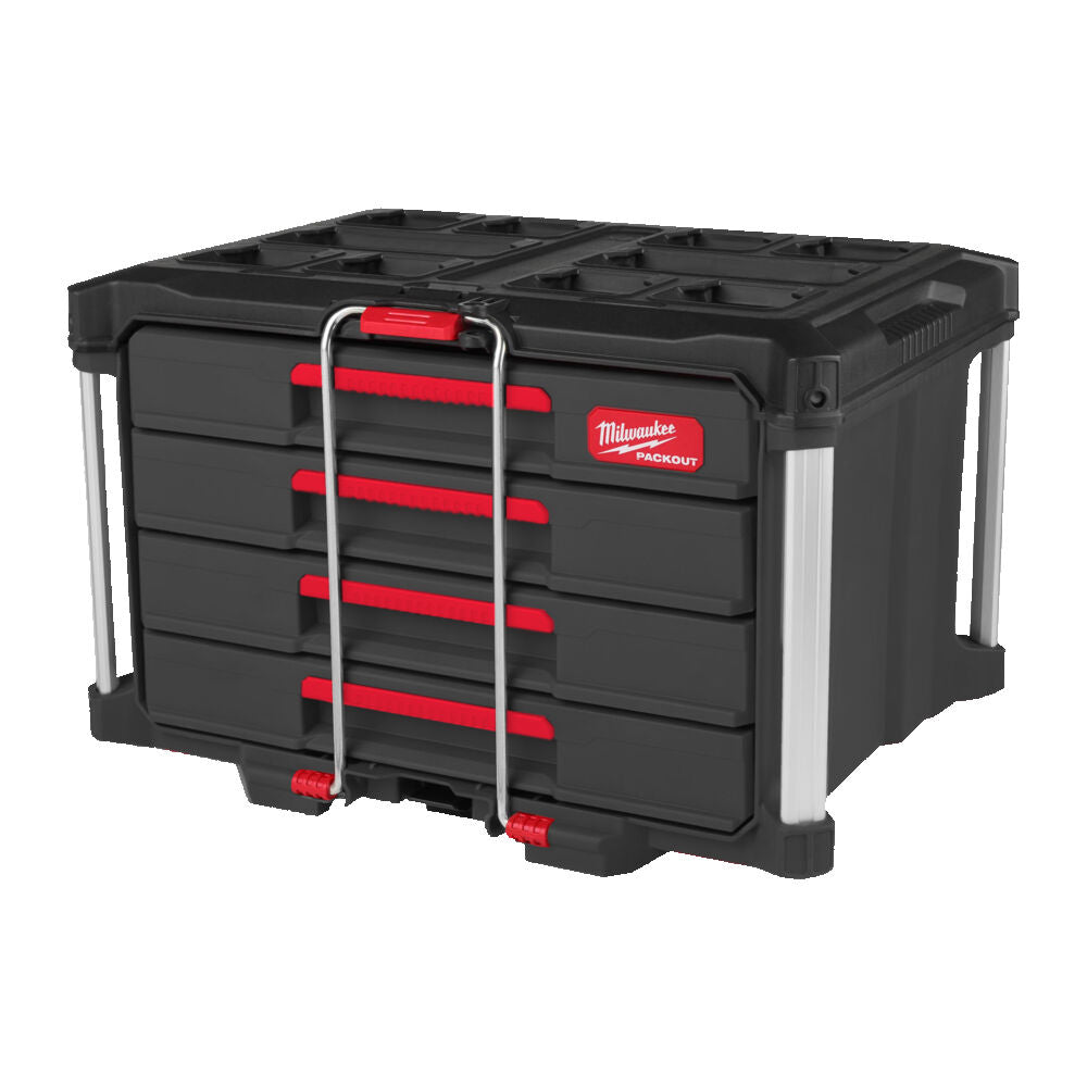Milwaukee cassettiera porta utensili, 4 cassetti PACKOUT™