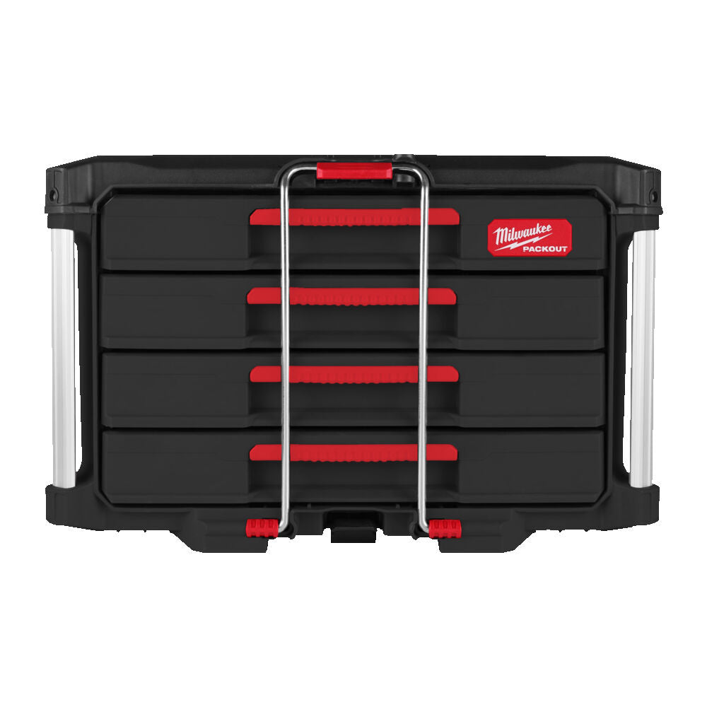 Milwaukee cassettiera porta utensili, 4 cassetti PACKOUT™