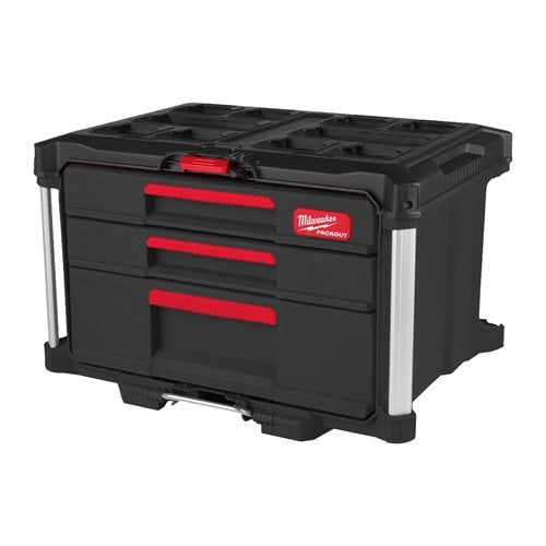 Milwaukee cassettiera porta utensili, 3 cassetti PACKOUT™