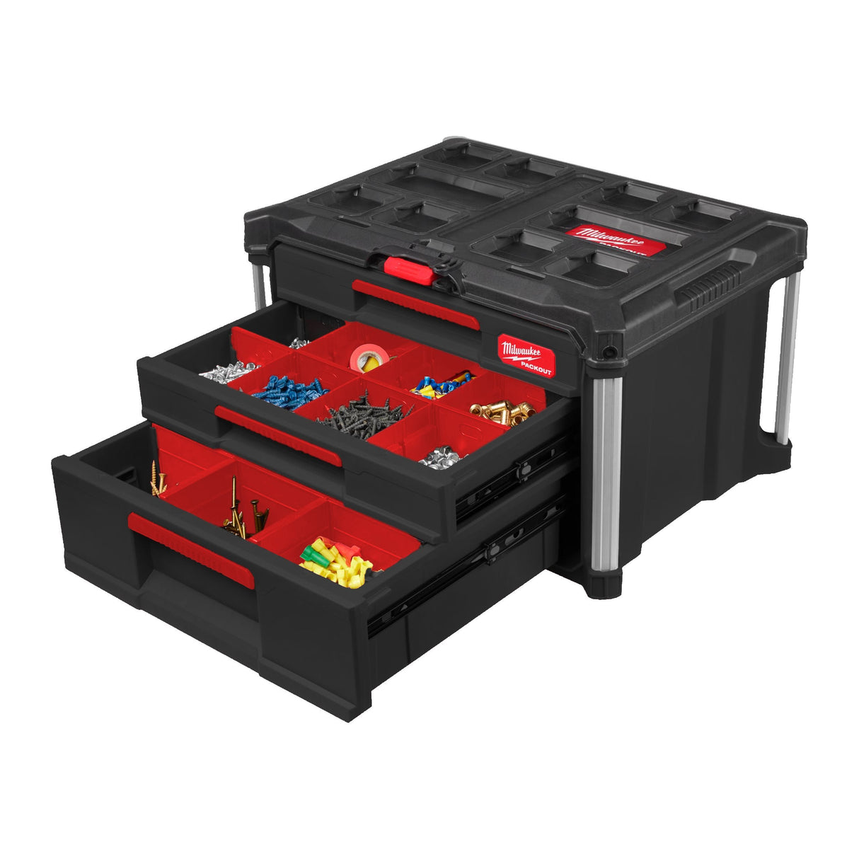 Milwaukee cassettiera porta utensili, 3 cassetti PACKOUT™