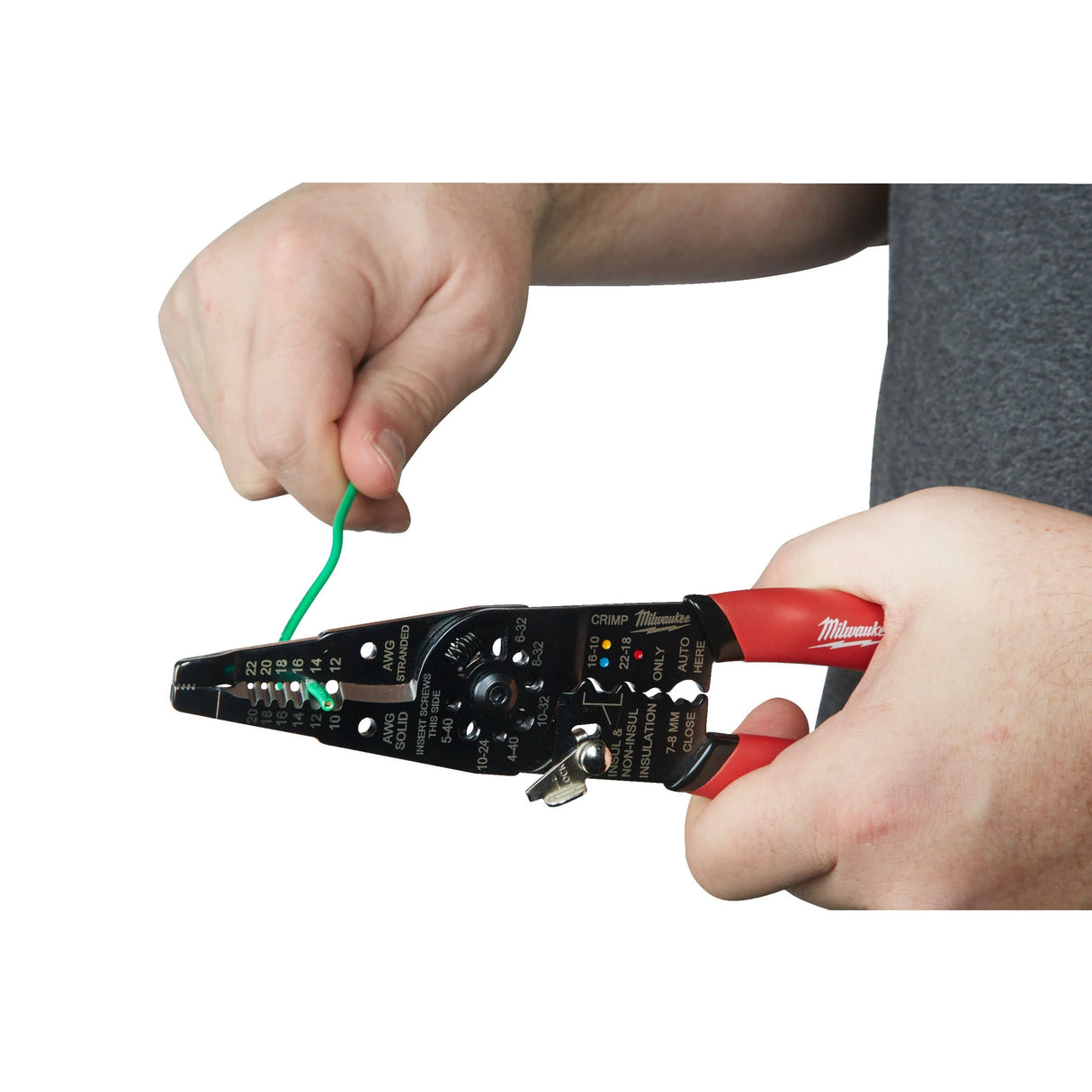 Milwaukee Pinza Spelafili/Crimpatrice Multimateriale