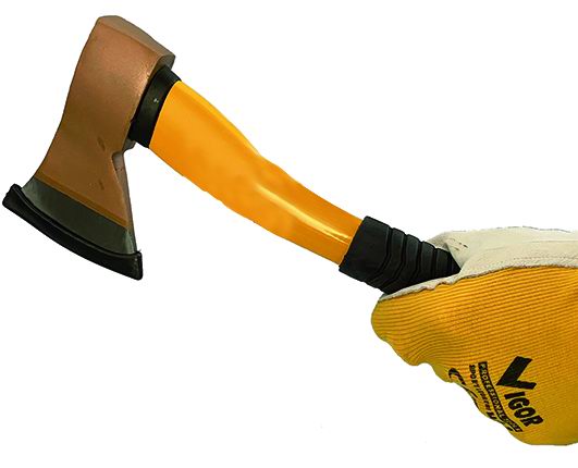 Accetta acciaio VIGOR manico sintetico 600G