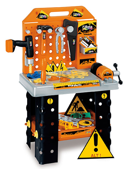 Banco da lavoro con utensili per bambini