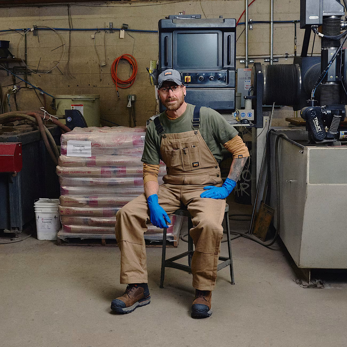 Timberland Scarponcino da Lavoro Impermeabile con Punta in Composito
