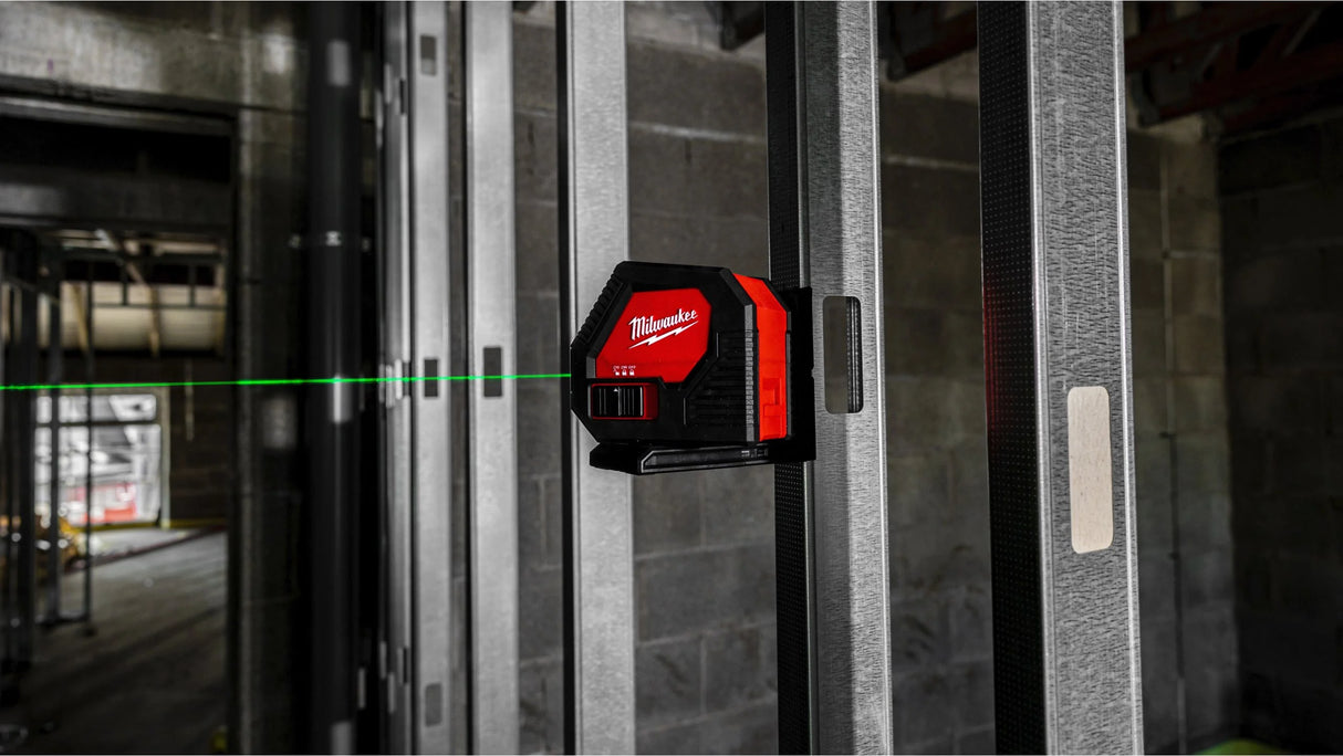Milwaukee laser lineare verde alcalino a due linee