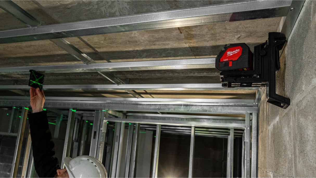 Milwaukee laser lineare verde alcalino a due linee