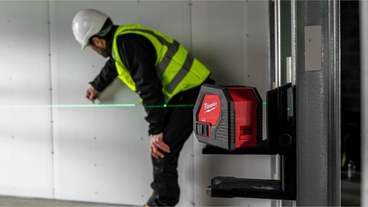 Milwaukee laser lineare verde alcalino a due linee