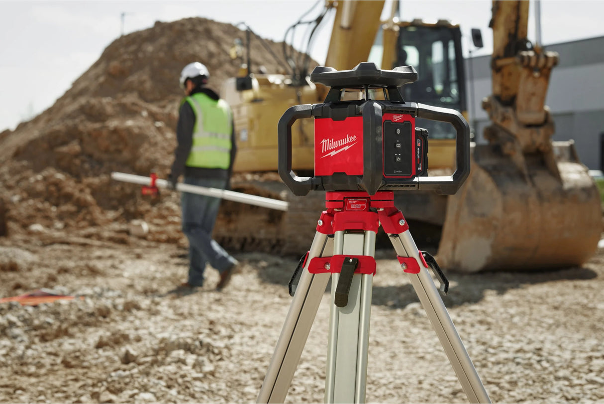 Milwaukee livella laser rotante M18™ 600 m raggio orizzontale rosso con ONE-KEY™