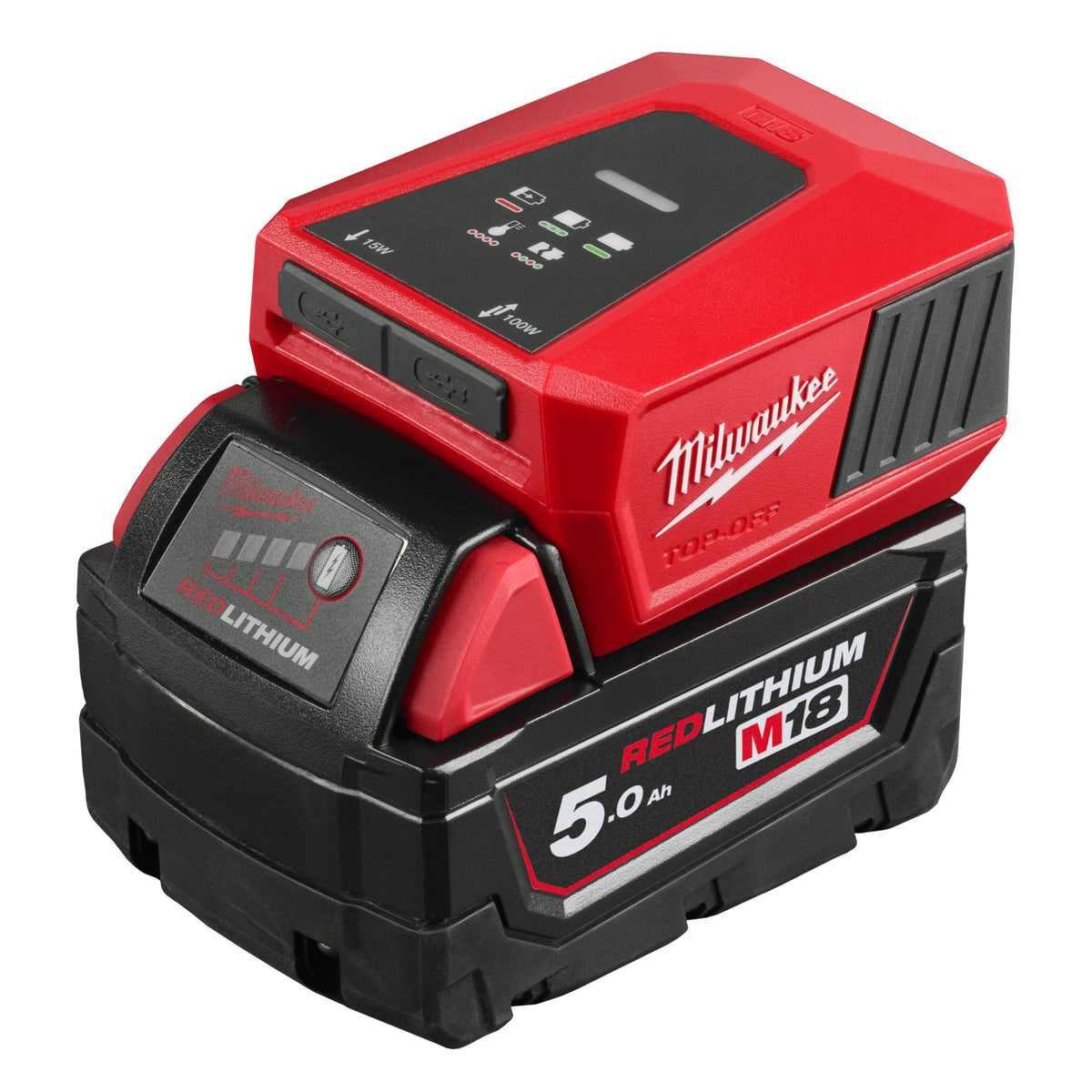 Milwaukee Mini Caricabatterie M18™ 2 in 1 con Power Bank