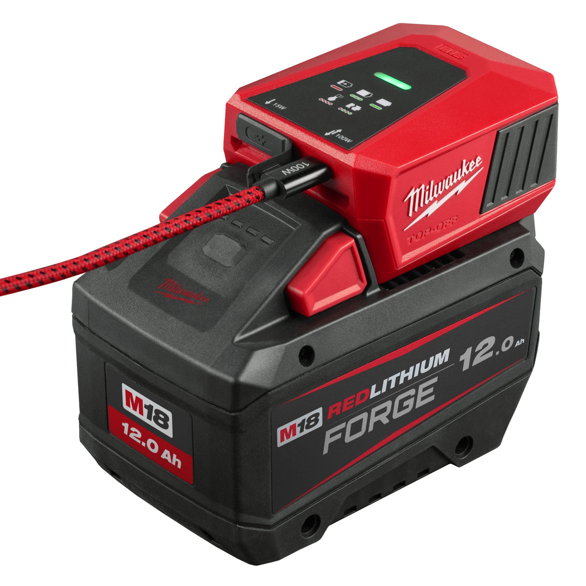 Milwaukee Mini Caricabatterie M18™ 2 in 1 con Power Bank