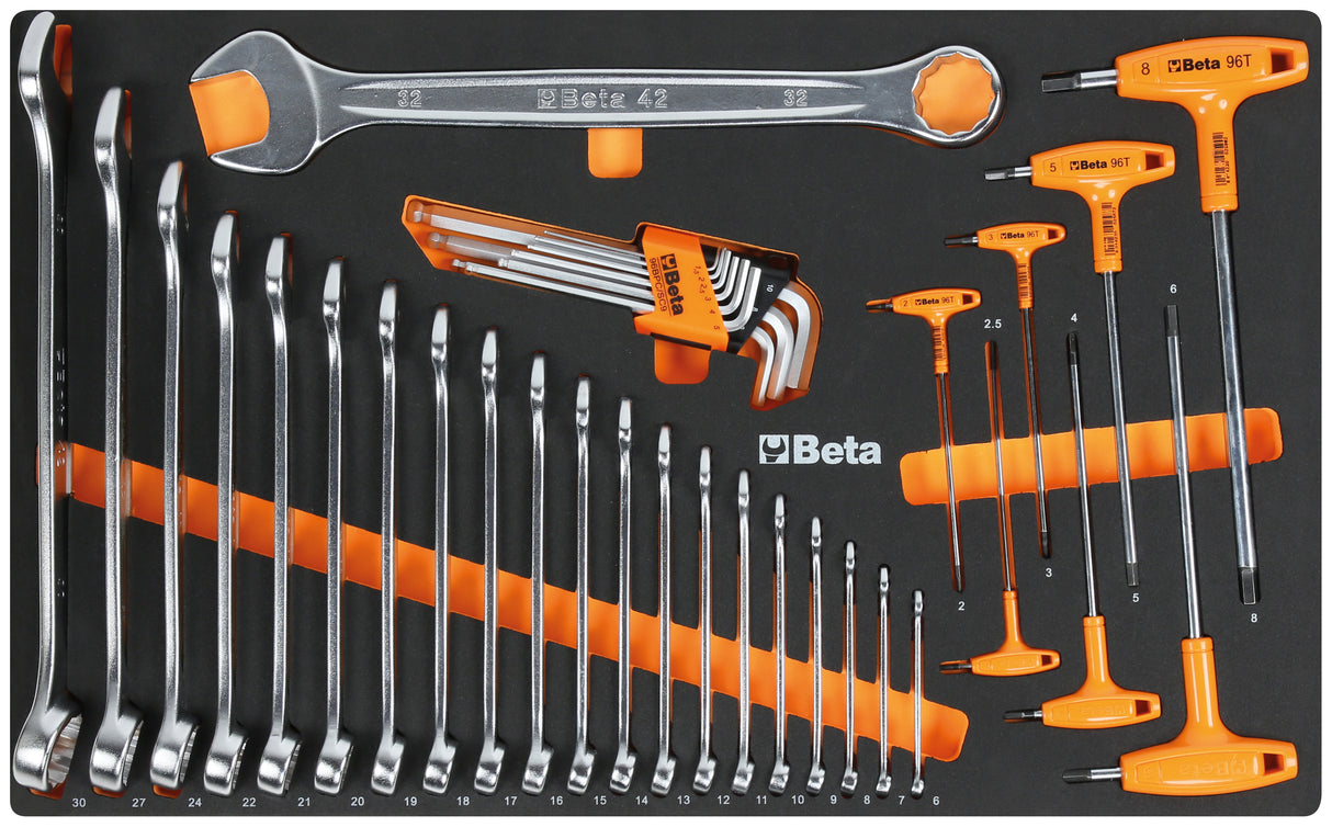 Cassettiera RSC24 con assortimento di 224 utensili Industria - Beta