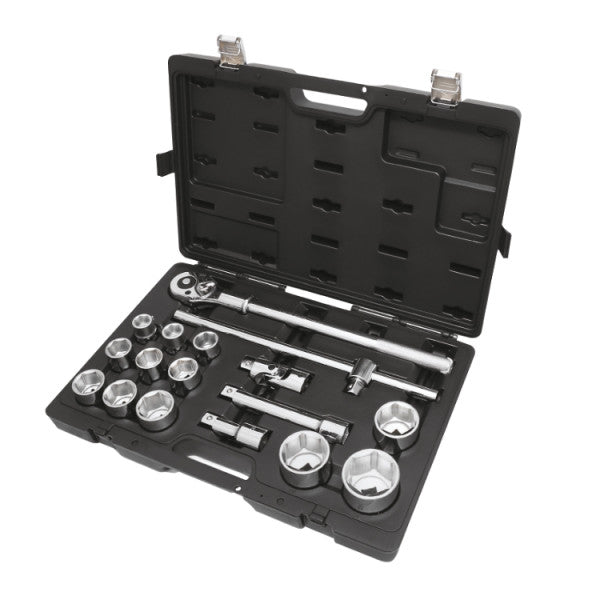 Assortimento di 12 Chiavi a Bussola Esagonali e 5 Accessori
