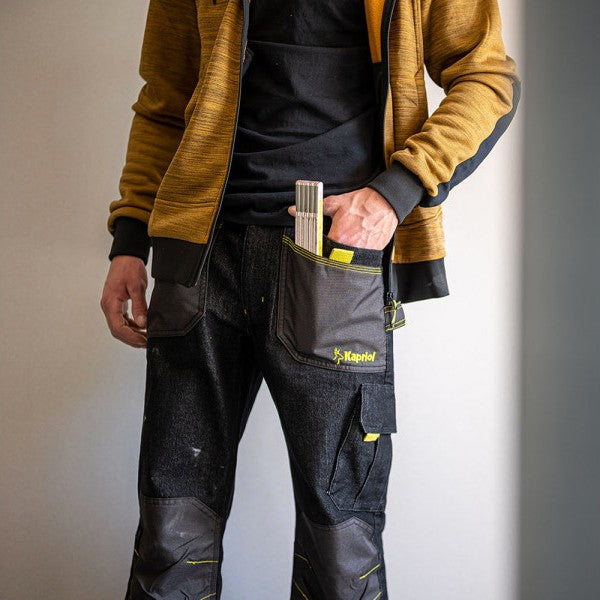 Kapriol Pantalone Jeans Slick Nero