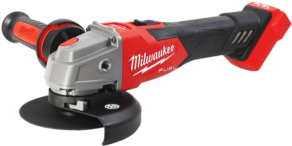 Milwaukee smerigliatrice angolare 125 mm con interruttore a slitta e freno M18 FUEL™