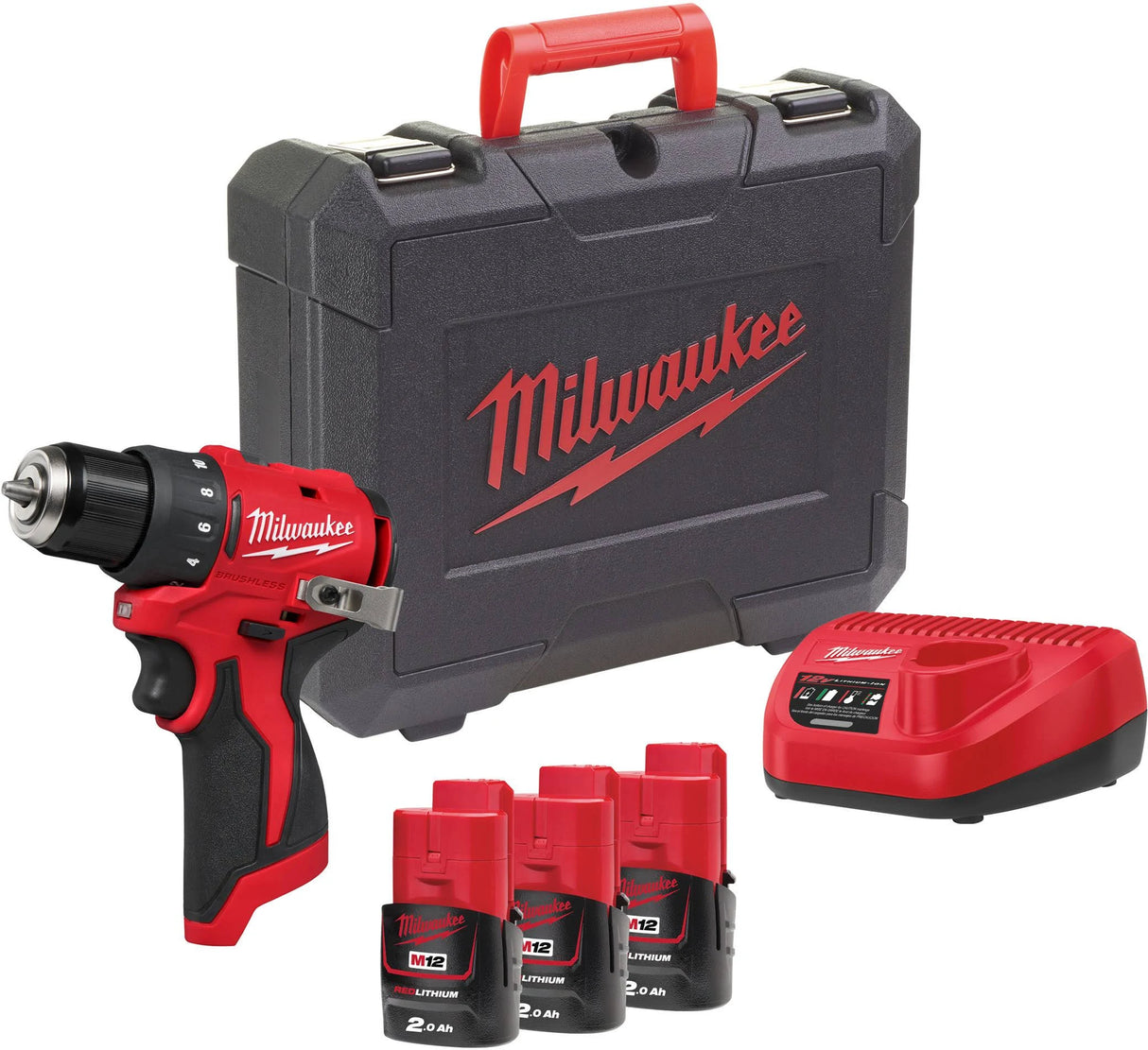 Trapano avvitatore brushless Milwaukee M12 BLDDRC-203C