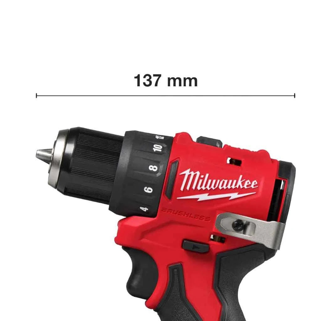 Trapano avvitatore brushless Milwaukee M12 BLDDRC-203C