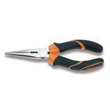 Assortimento di 1 Pinza Universale, 1 Pinza Becchi Mezzotondi Lunghi e 1 Tronchese, Impugnatura Bimateriale Cromati