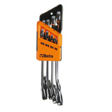 Serie di 8 Chiavi Combinate a Cricchetto Reversibile con Supporto Compatto