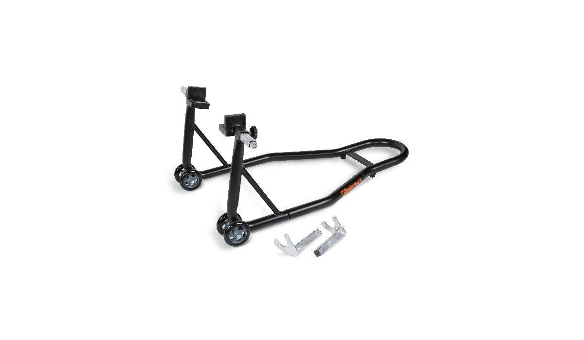 Cavalletto posteriore per moto regolabile