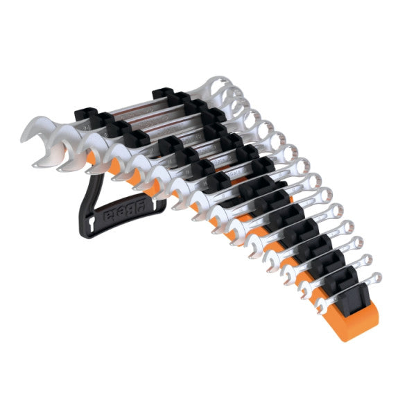 Serie di 15 Chiavi Combinate con Supporto