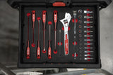 Milwaukee set di cricchetto e bussole in termoformato da 1/4"  - PACKOUT™