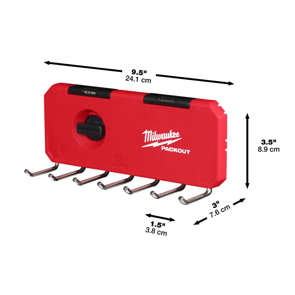 Milwaukee ganci di stoccaggio - PACKOUT™ Small Hook Row