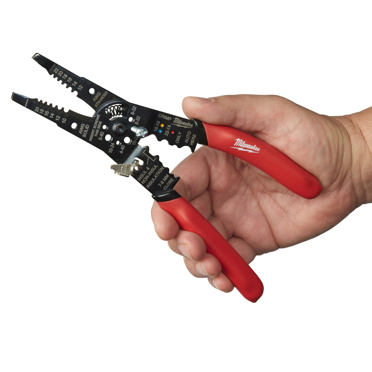 Milwaukee Pinza Spelafili/Crimpatrice Multimateriale