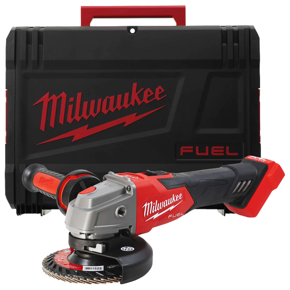 Milwaukee smerigliatrice angolare 125 mm con interruttore a slitta e freno M18 FUEL™