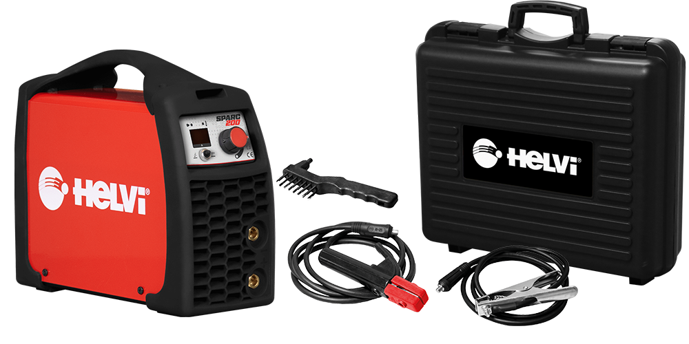 Helvi saldatrice inverter Sparc 200 + KIT valigia antiurto
