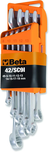 Serie di 9 Chiavi Combinate con Supporto Compatto