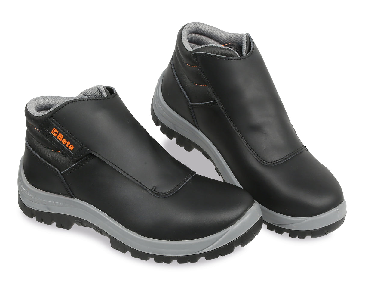Scarpa Saldatore Beta In Pelle Nero