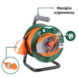 Vuemme Avvolgicavo Giardino 20 Metri, Sezione 2x1.5 mm²