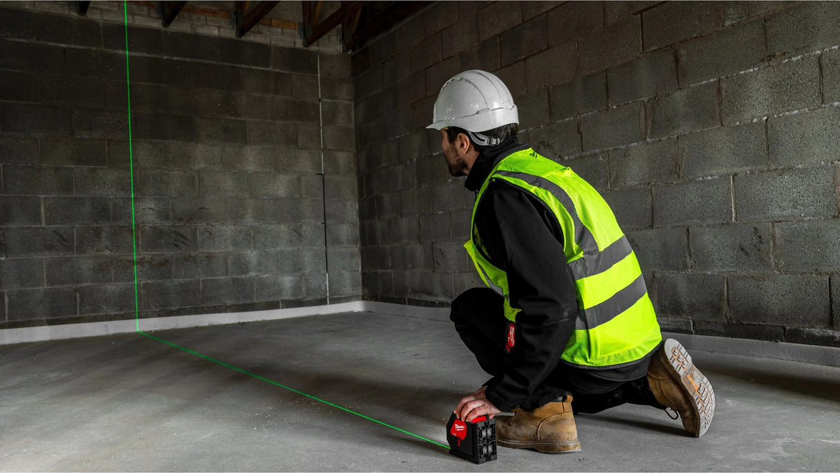 Milwaukee laser lineare verde alcalino a due linee