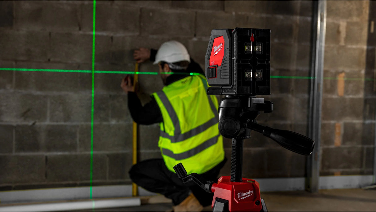 Milwaukee laser lineare verde alcalino a due linee