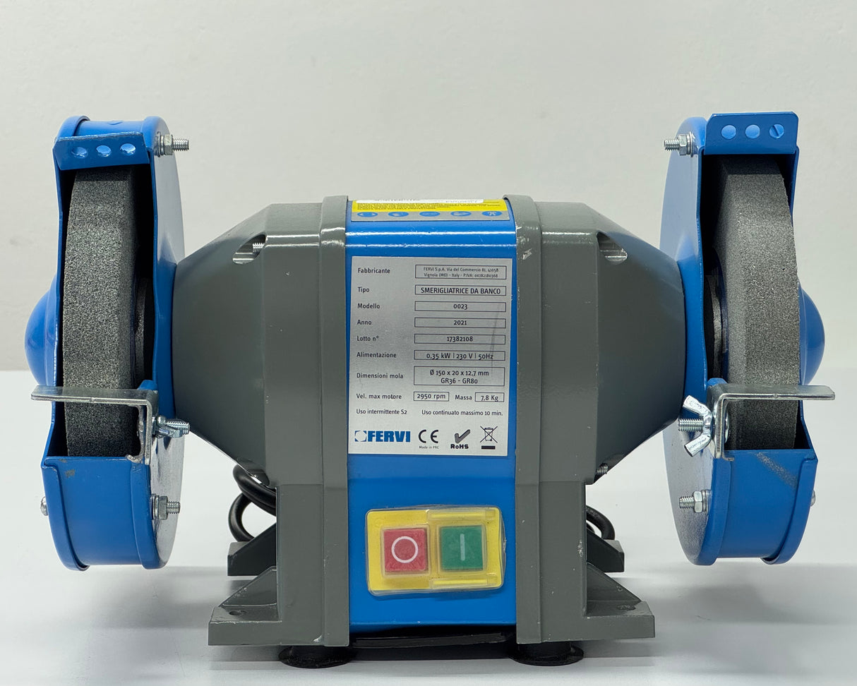 Fervi 0023 - smerigliatrice da banco mola combinata 350W 150MM (USATO)