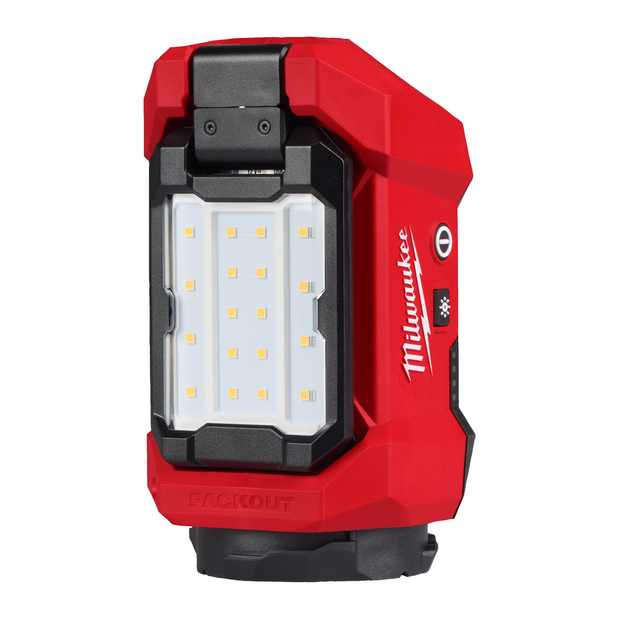Milwaukee Faro LED Ruotabile M12™ PACKOUT™ con Power Bank Senza Batteria