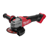 Milwaukee Smerigliatrice Angolare 125 mm con Interruttore a Slitta e Freno M18 FUEL™