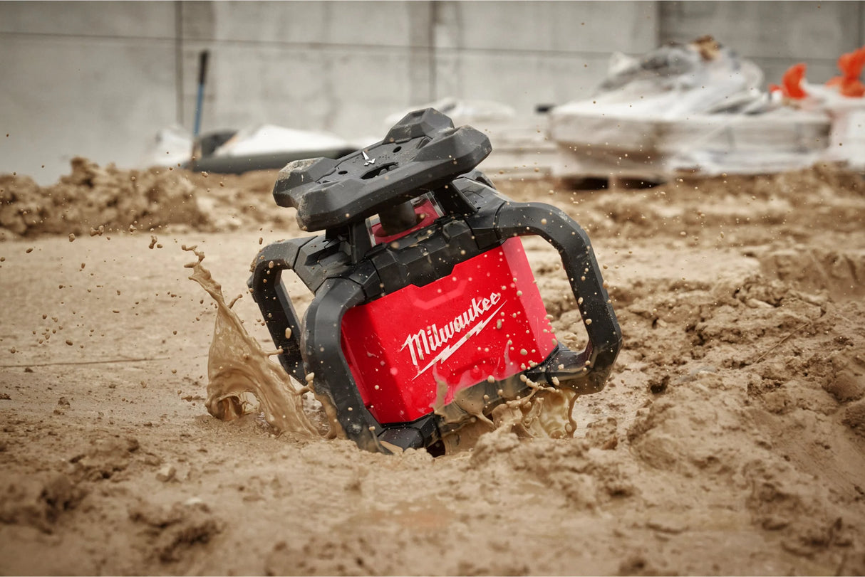 Milwaukee livella laser rotante M18™ 600 m raggio orizzontale rosso con ONE-KEY™