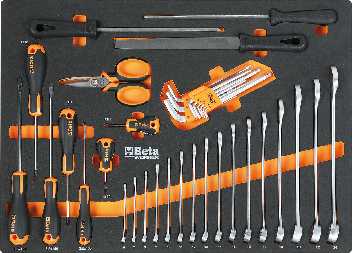 Cassettiera mobile Beta con assortimento - BW C04BOX-A VU