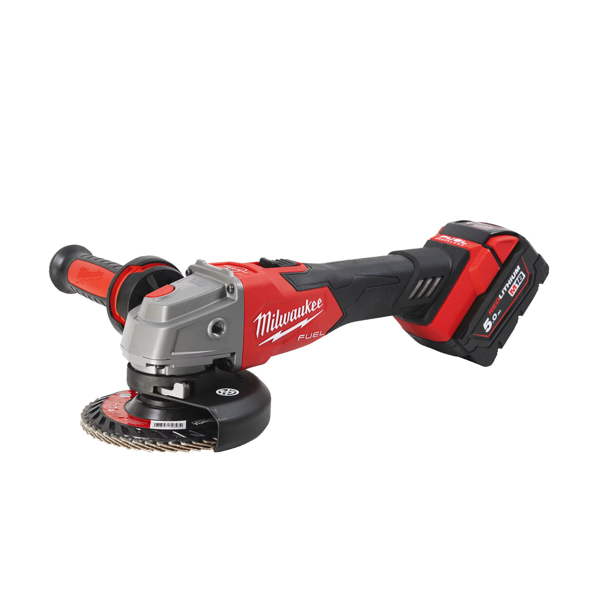 Milwaukee smerigliatrice angolare 125 mm con interruttore a slitta e freno M18 FUEL™