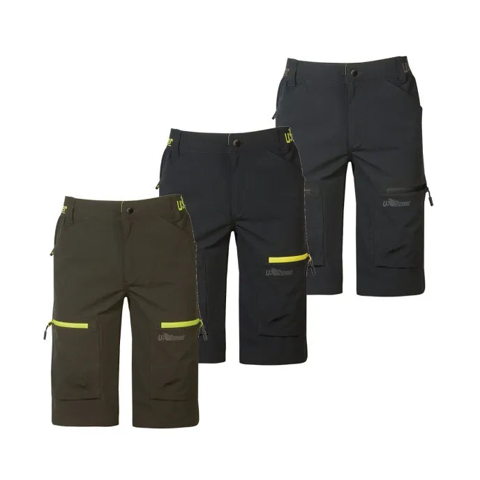 U-Power Bermuda da Lavoro Stretch Multitasche