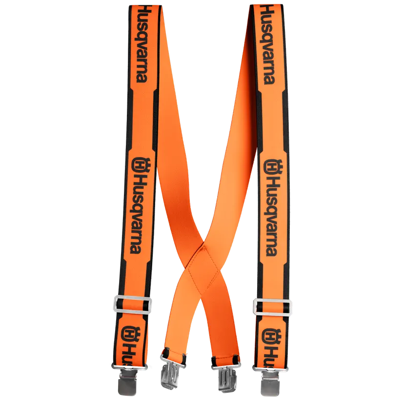 Husqvarna Bretelle con Clip in Metallo