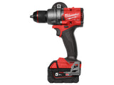 Milwaukee M18 KIT 18V trapano FPD3 + smerigliatrice FSAG125X + 2 batterie e valigette