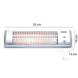 Stufetta a muro al quarzo 1200W
