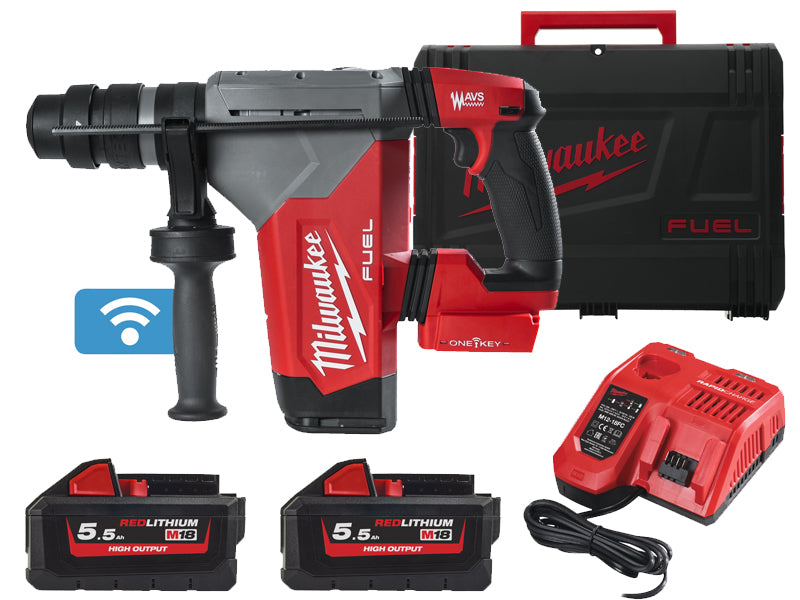 Milwaukee tassellatore SDS-Plus 32 mm ad alta potenza con mandrino FIXTEC™ M18 FUEL™ ONE-KEY™